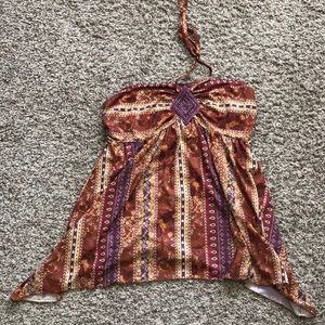 Strapless/halter top from Lane Bryant